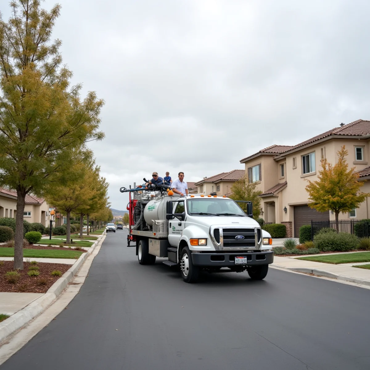 Water damage restoration crew at a new-construction home in Baker Ranch, Lake Forest